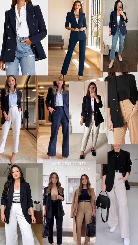 Outfit Semi Formal, Semi Formal Mujer, Outfit Formal Mujer, Casual Oufits, Outfit Elegantes, Autumn Wardrobe, Outfit Mujer, Fall Wardrobe, Semi Formal