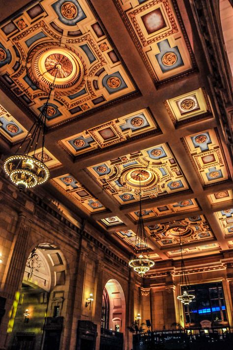 Library Ceiling, Union Station Kansas City, English Cottage Bedroom, Kansas City Union Station, Book Bar, Kansas City Missouri, Union Station, Unique Architecture, American Cities