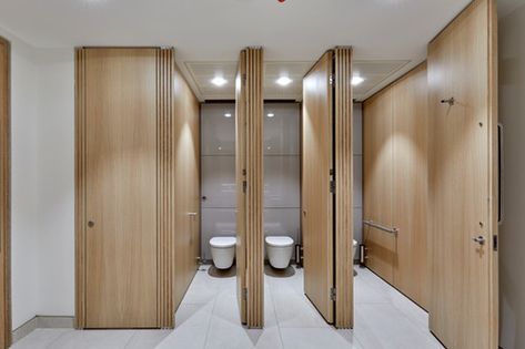 Commercial Bathroom Designs, Ladies Toilet, Cubicle Design, Toilet Cubicle, Toilette Design, Luxury Toilet, Wc Design, Restroom Design, Projects Design