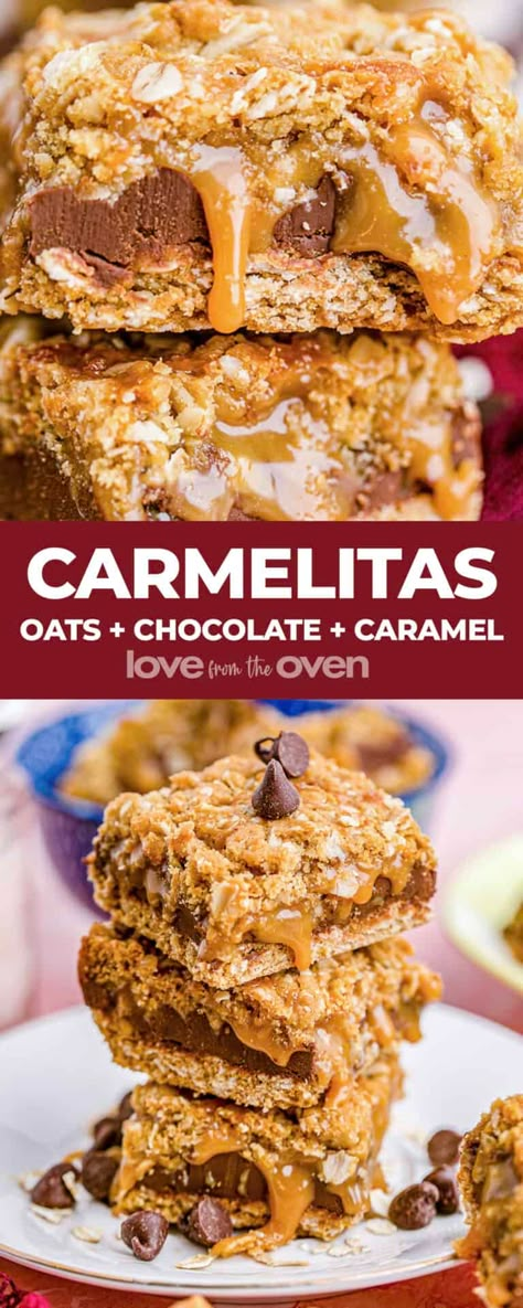 Carmelitas Recipe • Love From The Oven 12 Tomatoes Carmalitas, 12 Tomatoes Carmelitas Recipe, Carmelitas Recipe 12 Tomatoes, Carmelitas 12 Tomatoes, Carmaleta Bars Recipe, Carmaleta Bars, Carmelitas Recipe 9x13, 12tomatoes Recipes Desserts, 12 Tomatoes Recipes Desserts