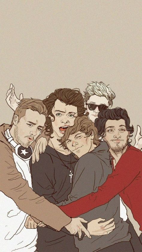 One Direction Fan Art, Cute Fanart, One Direction Fanart, Group Of People, One Direction, So Cute, Fan Art, Humor, Fan