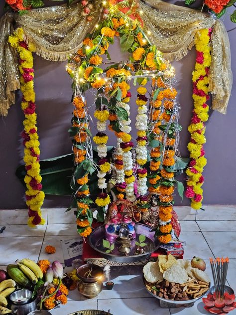 Teej Pooja Decoration Idea Teeja❤️ Haritalika Teej, Birthday Flower Cake, Happy Birthday Flower Cake, Pooja Decoration, Birthday Flower, Decoration Idea, Birthday Flowers, Flower Cake, Lord Shiva