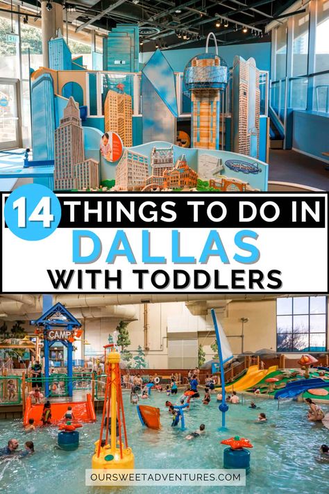 Places To Take Toddlers, Dallas Activities, Toddler Vacation, Dallas Things To Do, Perot Museum, Fun Places For Kids, Things To Do In Dallas, Indoor Water Park, Texas Trip