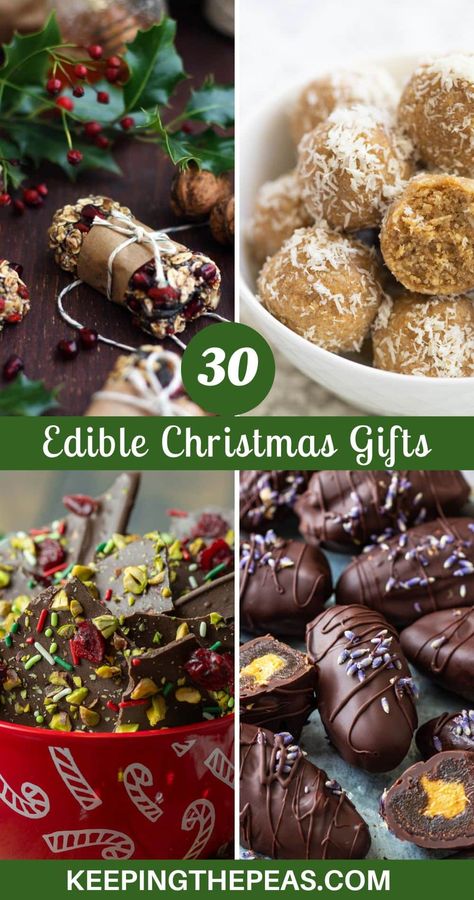 These 30 Edible Christmas Gifts to make in advance are easy to make and super delicious for all the friends and family on your holiday list! Baked Good Christmas Gifts Packaging Ideas, Shippable Christmas Treats, Christmas Gift Edible, Make Ahead Edible Christmas Gifts, Baked Good For Christmas Gifts, Diy Christmas Sweets Gifts, Handmade Christmas Food Gifts, Holiday Treats To Give As Gifts, Baked Goods As Christmas Gifts