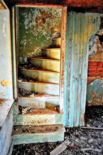 Abonded Houses, Secret Stairs, Secret Staircase, Old Staircase, Dover Castle, Glass Castle, Attic Stairs, The Adirondacks, Take The Stairs