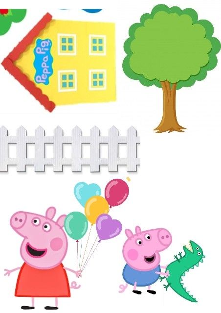 Peppa Pig Photos, Pepa Pig Cake Topper Printable, Peppa Pig Topper Printable, Pepa Pig Topper, Peppa Pig Cake Topper Printable, Peppa Pig Topper, George Pig Birthday Party, Peppa Pig Images, Peppa Pig Imagenes