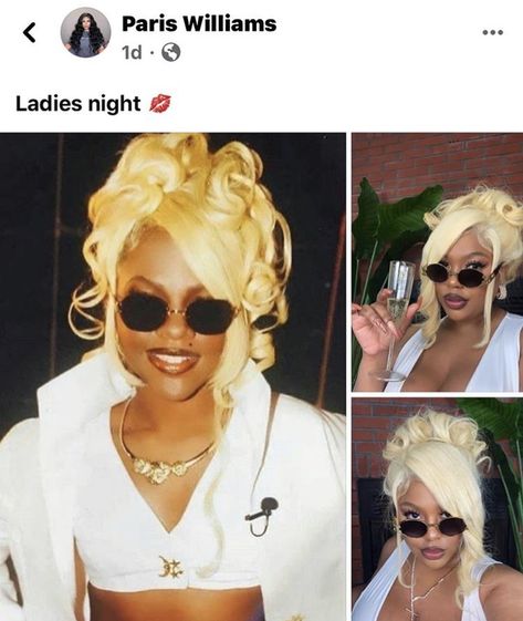 Baps Inspired Hairstyle, Freaknik Ideas, Freaknik Hairstyles, Freaknik Party, 90s Freaknik, Braided Ponytail Weave, Black Hair 90s, 90s Party, Birthday Hair