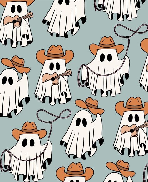 cowboy ghosts with cowboy hat, ghost with guitar, ghost with lasso western phone background / phone wallpaper image and notebook link | perfect fall and Halloween notebook for school, home, or work | 7.5in X 9.25in | collage ruled left field lined notebook | 100 pages notebook | BUY at attached link! Emily TWD Books 

*clicking on the affiliate link helps me earn a small commission on any purchases made thereafter Western Halloween Background, Ghost With Cowboy Hat Wallpaper, Cowboy Fall Wallpaper, Halloween Western Wallpaper, Cowboy Ghost Wallpaper, Ghost With Guitar, Western Halloween Wallpaper, Ghost Cowboy, Halloween Notebook