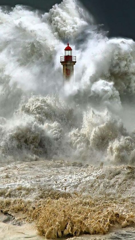 The Bell Rock Lighthouse, off the coast of Angus, Scotland, is the world's oldest surviving sea-washed lighthouse. This picture is the BOMB!! Lighthouse Pictures, Stunning Nature, Beautiful Lighthouse, Foto Tips, Light Houses, Special Interest, Light House, In The Ocean, Pyrography