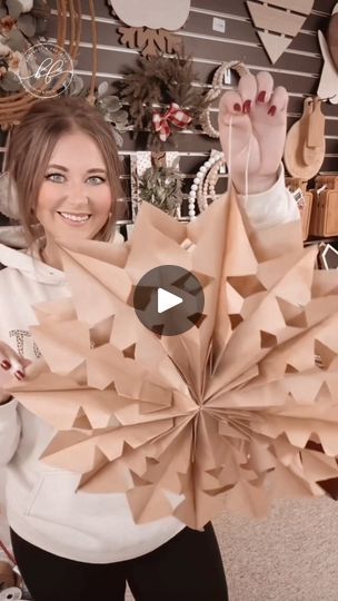 192K views · 6.7K reactions | Simple & Gorgeous Paper Snowflakes #diy #christmascraft | Barefoot&FreckledLLC Paper Bag Snowflakes, Bag Snowflakes, Snowflakes Diy, Paper Snowflakes Diy, Christmas Decorations Easy, Paper Christmas Decorations, Snow Flakes Diy, Easy Paper Crafts Diy, Christmas Paper Crafts