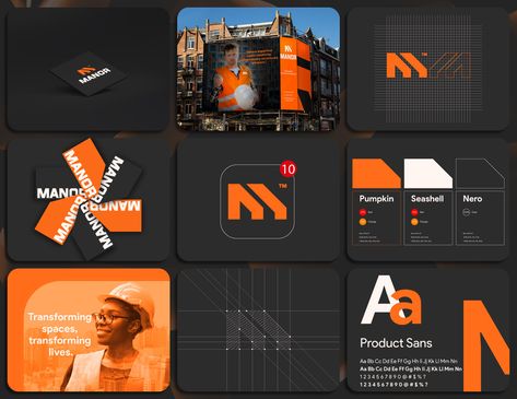 Construction logo and brand identity design | Behance Construction Logos, Company Brochure Design, Law Firm Logo Design, Construction Branding, Construction Logo Design, Medical Logo Design, Real Estate Logo Design, Company Brochure, Corporate Identity Design