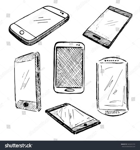 Sketch different phones, smartphones, iphon. Hand made vector illustration. #Ad , #Affiliate, #smartphones#phones#Sketch#iphon Phone Drawing, Smartphone Art, Interior Design Sketchbook, Sketch Background, Hand Phone, Hills And Valleys, Vector Sketch, What To Draw, Comic Drawing