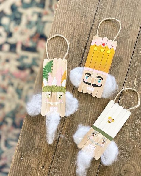 Ballet Crafts, Nutcracker Crafts, Popsicle Stick Christmas Crafts, Crafts 2023, Christmas Crafty, Homeschool Crafts, Butterfly Tattoos, Christmas School, Popsicle Stick