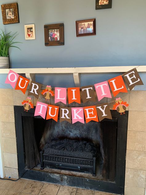 Excited to share this item from my #etsy shop: Turkey Birthday Banner - Our Little Turkey Birthday Banner - Turkey Birthday Party - Thanksgiving Decor -Turkey Decor -Thanksgiving Birthday 1st Birthday Turkey Theme, Our Turkey Is Turning One, Turkey First Birthday Girl, Turkey 1st Birthday Party, Thanksgiving First Birthday Girl, Our Little Turkey Is Turning One Party, Turkey Birthday Party, Thanksgiving Birthday Party, Thanksgiving Birthday Parties