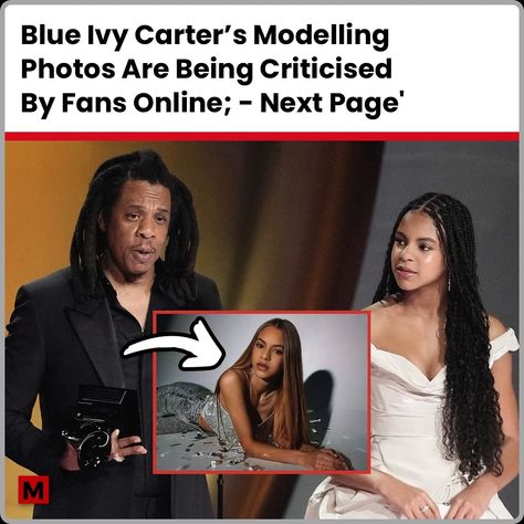 #blueivycarter modelling photos are being criticised by fans online! Critics say that #beyonce and #jayz are forcing blue ivy to grow up too quickly. Some fans say that they ain’t feeling the pose. What do you think? Are fans overreacting or do you feel the same? Beyonce Fans, Blue Ivy Carter, The Pose, Blue Ivy, Cute Memes, Jay Z, Do You Feel, World Famous, Celebrity Couples