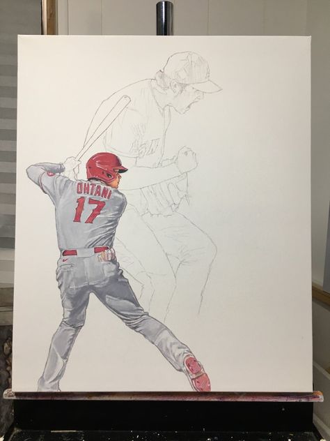 Baseball Drawings, Sports Drawings, Phillies Baseball, Art 2024, Mural Ideas, Mlb Players, Drawing Stuff, Character Poses, Ap Art