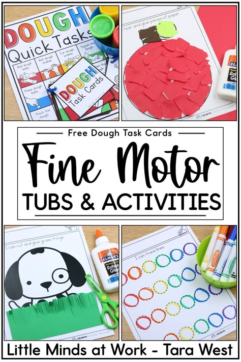 These fine motor activities for preschoolers and kindergarteners are the perfect way to incorporate learning into fine motor fun! Click the pin to check out TONS of engaging activities to practice fine motor skills...and grab your FREE fine motor task cards while you're there! Quick Fine Motor Activities, Independent Table Top Activities Preschool, Fine Motor Table Top Activities, Back To School Fine Motor For Toddlers, Teaching Play Skills, Hands On Fine Motor Activities, Pre K Sped Activities, List Of Fine Motor Activities For Preschoolers, Four Year Old Activities Preschool