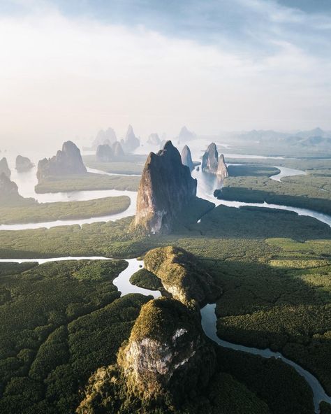 3,904 Likes, 171 Comments - Jonas Hornehoj | Photographer (@thefreedomcomplex) on Instagram: “🇹🇭 sorry guys I know you’ve probably seen me post shots from this morning a few times - but can’t…” Phang Nga Bay, Aesthetic Picture, On The Road Again, Stay Safe, On The Road, This Morning, Monument Valley, More Photos, Aesthetic Pictures