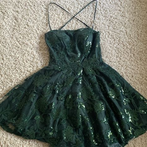 forest green homecoming dress Forest Green Homecoming Dresses, Green Homecoming Dress, Small Corset, Senior Homecoming, Sequin Homecoming Dress, Green Homecoming Dresses, Corset Back, Windsor Dresses, Homecoming Dress