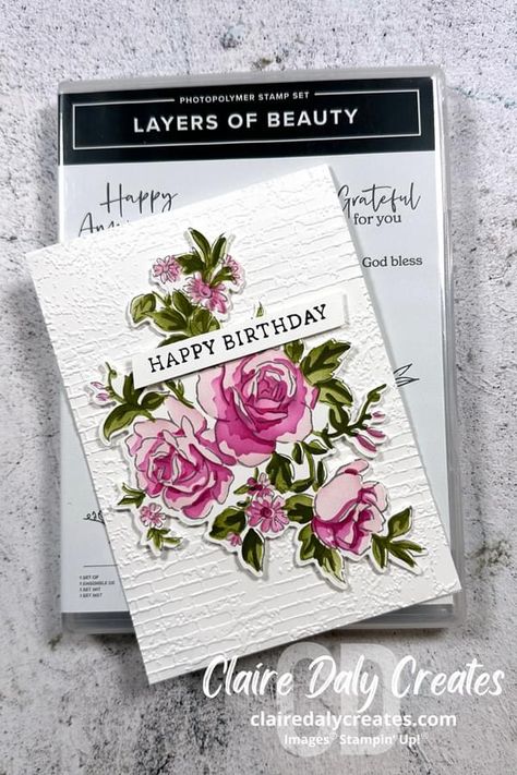 Birthday Cards For Women, Stampin Up Catalog, Card Making Kits, Beauty Bundle, Stamping Up Cards, Fun Fold Cards, Handmade Birthday Cards, Card Sketches, Paper Crafts Cards