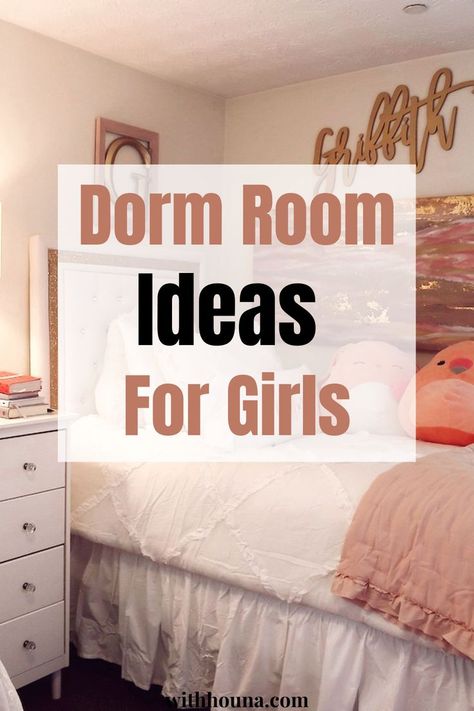 Trendy Dorm Room Ideas For Girls They Are Obsessed Over Teen Dorm Room Ideas, Old Miss Dorm Rooms, Dorm Room Curtain Ideas, Dorm Room Window Ideas, Dorm Room Ideas For Girls College 2024, Down Room Ideas, Dorm Room Decor Ideas For Girls College, Simple College Dorm Room Ideas, College Dorm Room Wall Decor