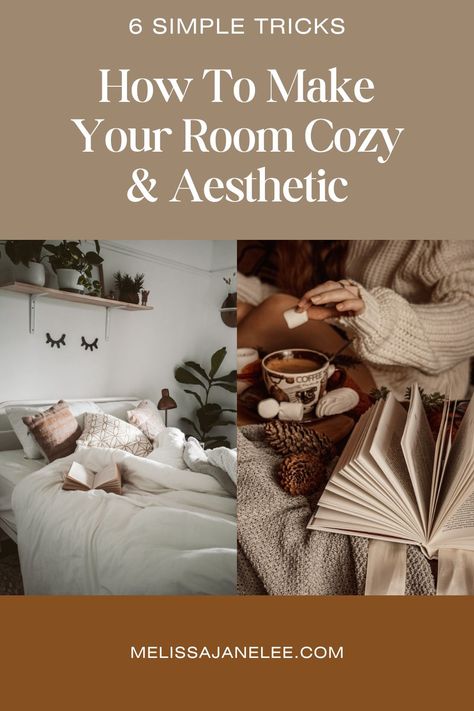 cozy bedroom decor How To Make A Room Cosy, Room Cozy Aesthetic, Make Your Room Cozy, Cosy Bedroom, Easy Tricks, Room Cozy, Gorgeous Houses, Classy Decor, Cozy Room Decor