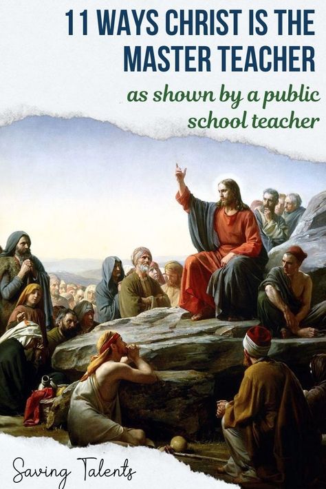 Jesus Christ is describe in the scriptures, especially in the Bible, as the master teacher. Here are 11 ways that Christ is the master teacher and it is reflected in the way a teacher is in a public classroom. Family Home Evening Lessons, Conference Talks, Jesus And Mary Pictures, Family Home Evening, Family Night, Bible Words, Christian Blogs, Teacher Classroom, Christian Women