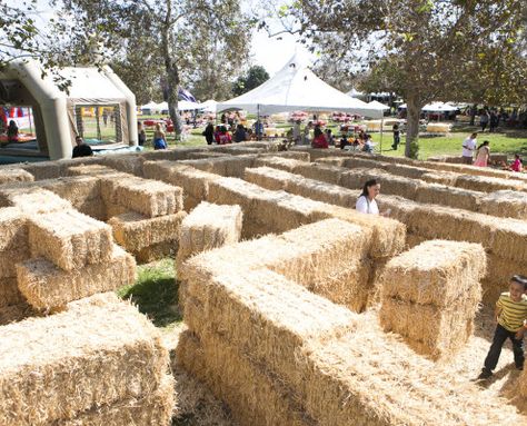 Hay Bale Maze, Company Picnic Games, Themed Picnic, Hay Maze, Haunted Halloween Party, Picnic Pictures, Picnic Games, Battlefield 5, Family Friendly Games