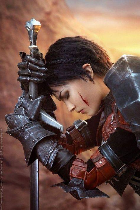 Cassandra Pentaghast, Santa Joana D'arc, Solas Dragon Age, Dragon Age Inquisition, Armor Of God, Warrior Girl, Prayer Warrior, Spiritual Warfare, Warrior Princess