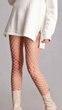 White Fishnet Outfit, Fishnet Outfit, White Fishnets, Fishnet Leggings, Fashion Edgy, Mens Fashion Edgy, Handbags Luxury, Older Women Fashion, Women Fashion Edgy