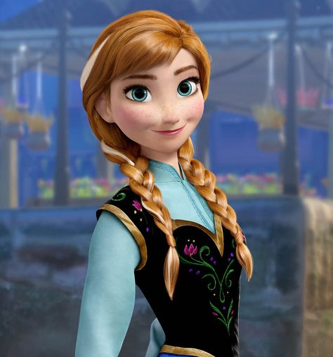 I love Anna she is such a great character!! I hope frozen becomes a broadway musical . Frozen Princess, Frozen, Disney, Hair