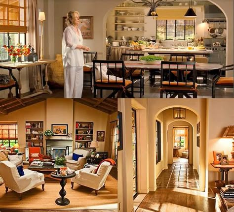 Meryl Streep Kitchen, It’s Complicated Movie Aesthetic, House From Its Complicated, Nancy Mayer Kitchen, It’s Complicated Kitchen, Its Complicated Kitchen, Meryl Streep Its Complicated, It’s Complicated House, Meryl Streep House