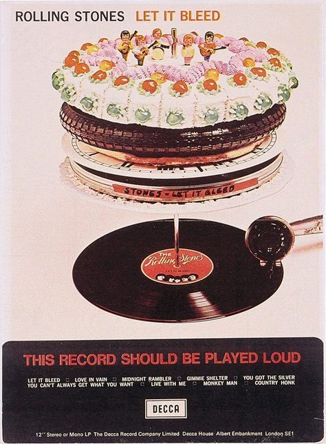 The record should be played LOUD Rolling Stones Album Covers, Rolling Stones Vinyl, Rolling Stones Albums, Rolling Stones Poster, Beggars Banquet, Let It Bleed, Charlie Watts, Keith Richards, Album Cover Art