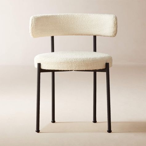 CB2 alternative Cb2 Dining Chair, Japandi Dining Chairs, Cb2 Chairs, Round Dining Chairs, Ivory Dining Chairs, Black Metal Dining Chairs, Boucle Dining Chair, Luxury Dining Chairs, Gold Dining Chairs