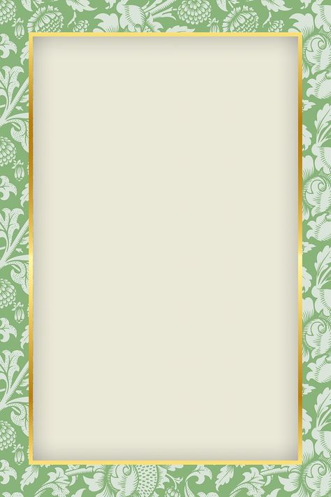 Green And Gold Border Frame, Green Border Frame, Nature Frame, List Of Spices, Border Vector, Graphic Design Business Card, Frame Border Design, Photo Art Frame, Design Frame