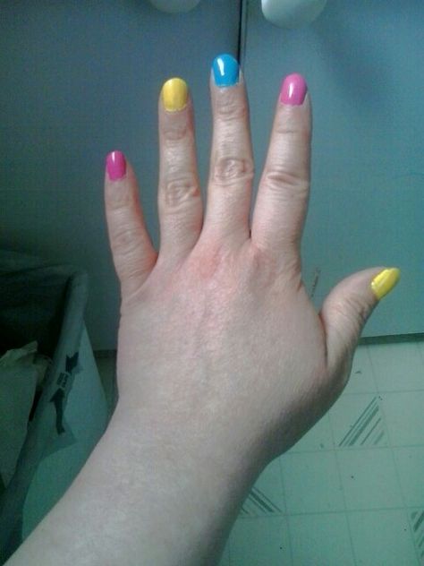 Pansexual Pride Subtle Pride Nails Pan, Pan Flag Nails, Pan Nails Pride, Pan Pride Nails, Pansexual Nail Art, Pansexual Pride Nails, Pansexual Nails, Pan Nails, Lgbtq Nails