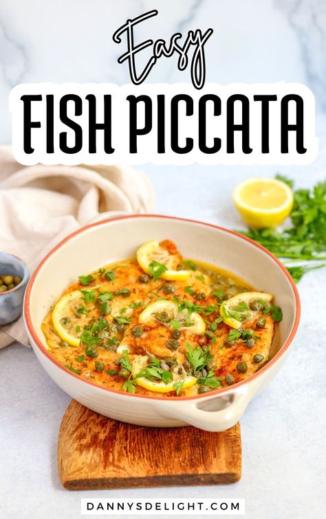 Get ready for a flavor explosion! 🎉 My Easy Fish Piccata is a delicious, quick meal that’s perfect for any seafood lover. #SeafoodRecipes #HealthyChoices Flounder Piccata Recipe, Tilapia Piccata Recipe, Tilapia Piccata, Fish Piccata, Lemon Caper Sauce, Piccata Recipe, Tray Bake Recipes, Tilapia Recipes, Beef And Potatoes