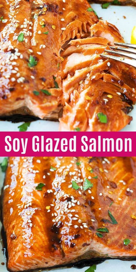 Mayo Soy Sauce Salmon, Lymphoma Diet, Coho Salmon Recipes, Soy Glazed Salmon, Salmon Dinners, Baked Alaska Recipe, Alaska Recipes, Oven Baked Salmon Recipes, Salmon Recipes Oven