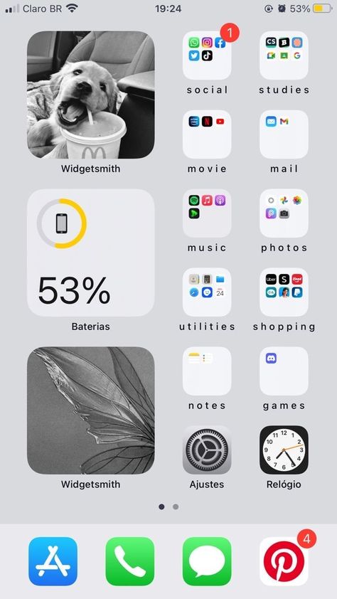 How To Clean Iphone, Iphone Tutorial, Phone Apps Iphone, Organize Phone Apps, Ios App Iphone, Iphone Life Hacks, Iphone Life, Iphone Home Screen Layout, Minimalist Iphone