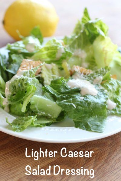 Best Weight Watchers Recipes, Grilled Romaine Lettuce, Homemade Caesar Salad, Caesar Salads, Ceasar Dressing, Diy Salad, Anchovy Paste, Emily Bites, Homemade Caesar Salad Dressing