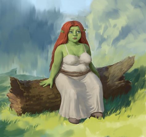 Fiona Shrek, Dreamworks Art, Dreamworks Characters, Princess Fiona, Dreamworks Movies, Princess Drawings, Dreamworks Animation, Disney Fan Art, Shrek