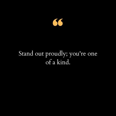 🌟 Stand out proudly; you're one of a kind! 🌟 In a world that often pushes conformity, embracing your uniqueness is a revolutionary act. Each of us is like a rare gem, with our own distinct facets that sparkle and shine in their own special way. So why blend in when you were born to stand out? Today, I want to celebrate YOU. Yes, you reading this right now. You're extraordinary, just as you are. Your quirks, your passions, your dreams—they all make up the beautiful mosaic of your being. Embr... Aesthetic Poetry, Sparkle And Shine, Rare Gems, In A World, Space Art, True Quotes, A World, New Day, Dreaming Of You