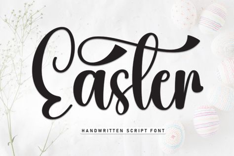 Easter is a sweet and friendly handwritten font that wraps your designs in a warm embrace of adorability. With charming letterforms and an innocent vibe, it infuses a delightful playfulness into your ... Dreamy Fonts Alphabet, Happy Easter Font, Easter Fonts Free, Whimsical Canva Fonts, Best Creative Fabrica Fonts, Aesthetic Easter, Easter Fonts, Bujo Fonts, Font Ideas