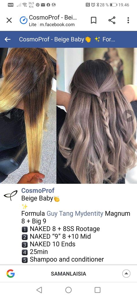 Guy Tang Hair Color Formulas, Ash Brown Ombre, Guy Tang Hair, Brown Ombre Hair, Hair Color Formulas, Guy Tang, Braided Bangs, Light Hair Color, Funky Hairstyles