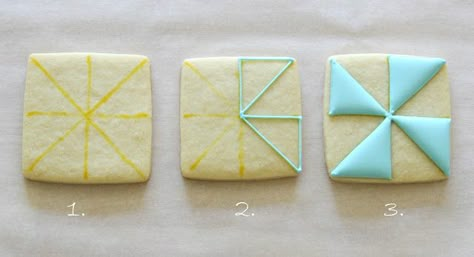 Quilt Cookies, Button Cookies, Square Cookies, Pinwheel Cookies, Xmas Gift Wrap, Top Of The Stairs, Royal Icing Recipe, Sugar Cookie Designs, Beautiful Desserts