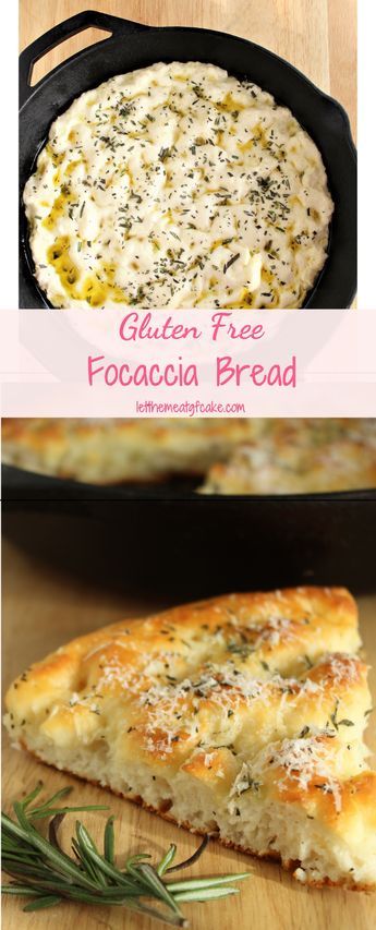 Gluten Free Focaccia Bread, Cookie Dough Vegan, Gluten Free Focaccia, Rosemary Sea Salt, Glutenfri Baking, Focaccia Bread Recipe, Gluten Free Recipes Bread, Best Gluten Free, Gluten Free Living