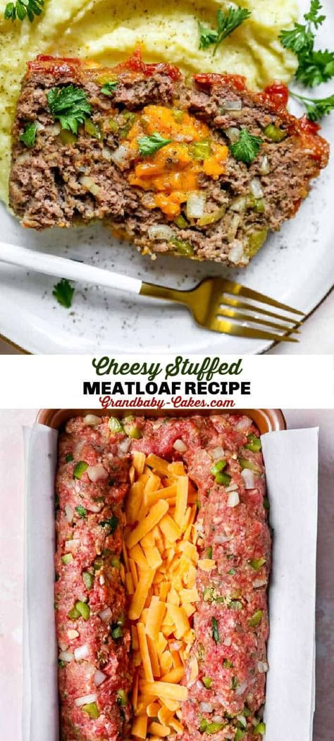 Cheddar Cheese Meatloaf, Cheddar Stuffed Meatloaf, Cheese Filled Meatloaf, Cheddar Meatloaf Recipes, Meatloaf Recipes With Cheese In It, Meatloaf With Cheese Recipes, Meatloaf Stuffed With Cheese, Meatloaf Recipes Stuffed, Meatloaf Recipes With Veggies