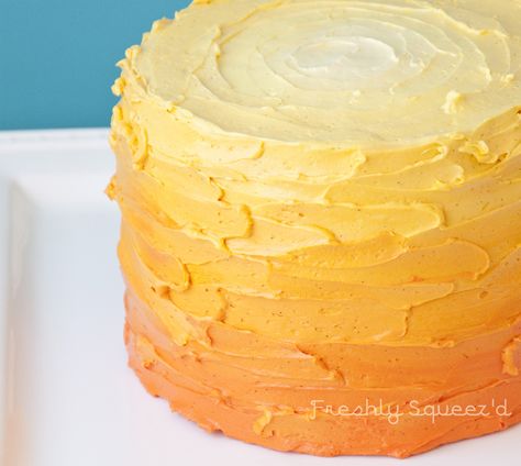 orange cake Ombre Smash Cake, Halloween Smash Cake, First Birthday Brunch, Yellow Desserts, Whipped Cream Cheese Frosting, Cookie Monster Cake, Wedding Cake Ombre, Orange Birthday, Lion King Cakes