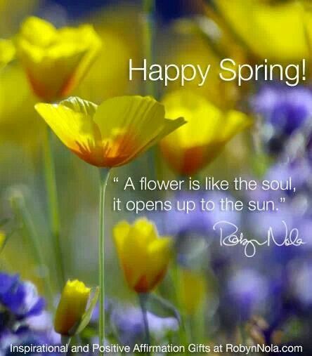 Happy 1st day of Spring! Spring Morning Quotes, 1st Day Of Spring Quotes, Happy Home Quotes, April Blessings, Happy 1st Day Of Spring, Blossom Quotes, Inspirational Reminders, Beautiful Flower Quotes, 1st Day Of Spring