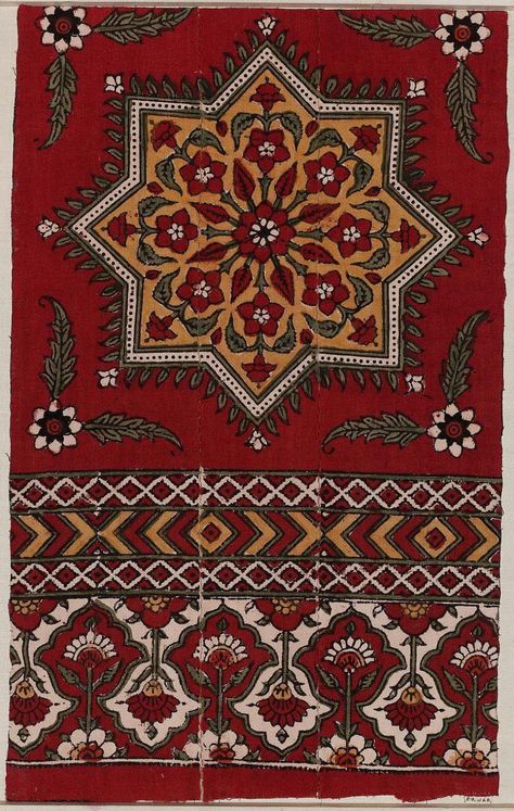 Printed cotton Ajrakh Prints Motifs, Eight Point Star, Ethnic Print Pattern, Indian Block Print Fabric, White Blossom, Block Printed Textiles, Tie Dye Crafts, Ajrakh Prints, Folk Art Flowers